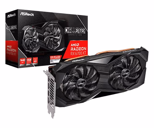 ASRock Radeon RX 6700 XT Challenger D OC 12GB GDDR6 Black