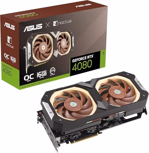 Asus Noctua OC GeForce RTX 4080 16GB GDDR6X Brown / Beige