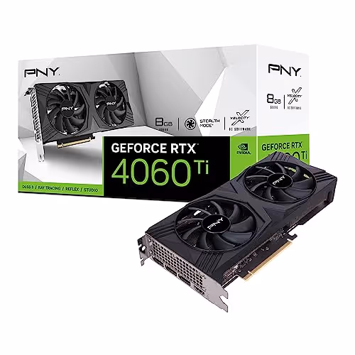 PNY GeForce RTX 4060 Ti 8GB VERTO Dual Fan DLSS 3 GDDR6