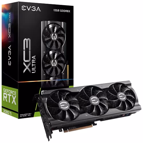 EVGA XC3 ULTRA GAMING iCX3 GeForce RTX 3080 Ti 12GB GDDR6X Black
