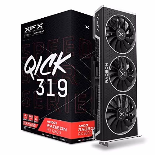 XFX Speedster QICK 319 Radeon RX 6800 16GB GDDR6 Black