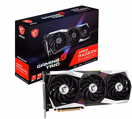 MSI Gaming X Trio Radeon RX 6900 XT 16GB GDDR6 Silver / Black
