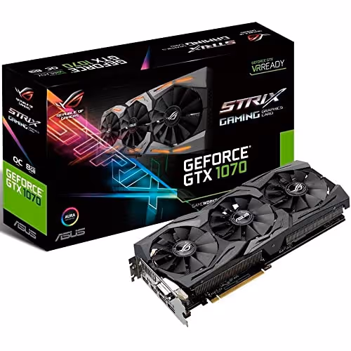 Asus ROG STRIX GAMING GeForce GTX 1070 8GB GDDR5 Black