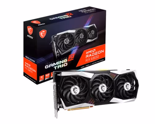 MSI GAMING Z TRIO Radeon RX 6800 16GB GDDR6 Silver / Black