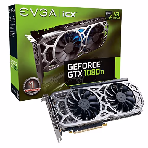 EVGA SC2 GeForce GTX 1080 Ti 11GB GDDR5X Silver