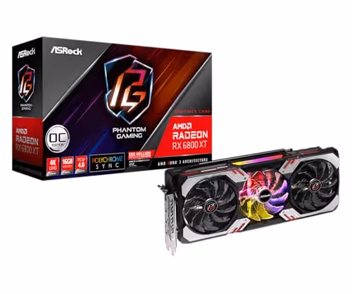 ASRock Phantom Gaming D OC Radeon RX 6800 XT 16 GB