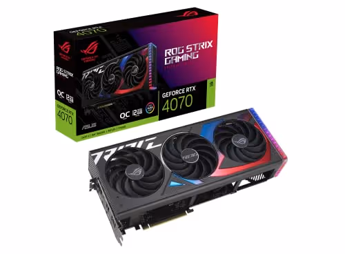 Asus ROG STRIX GAMING OC GeForce RTX 4070 12GB GDDR6X Black / Red