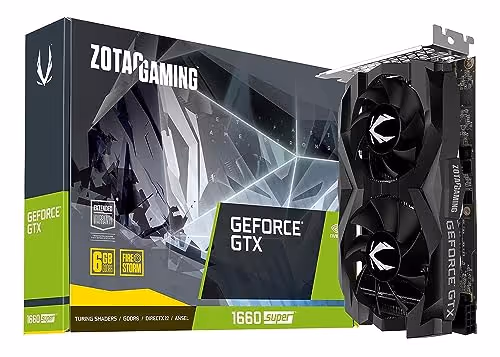 ZOTAC GAMING GeForce GTX 1660 SUPER Twin Fan 6GB GDDR6