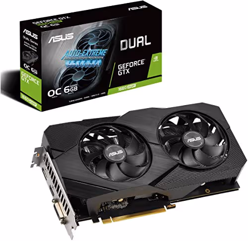 Asus DUAL EVO OC GeForce GTX 1660 SUPER 6GB GDDR6 Black