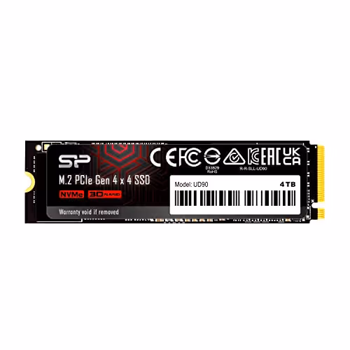 Silicon Power UD90 4TB SSD M.2-2280 PCIe 4.0 x4 NVMe