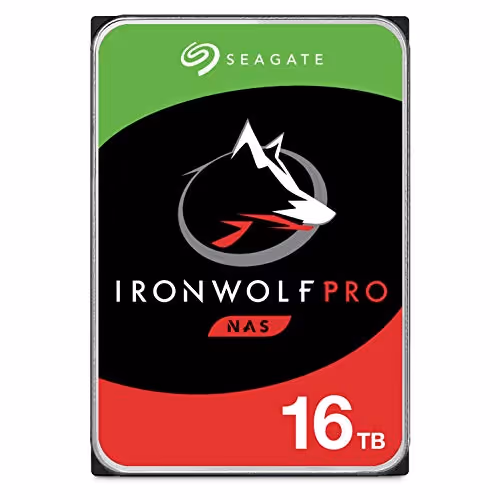 Seagate IronWolf Pro 16TB HDD 7200RPM 3.5" SATA