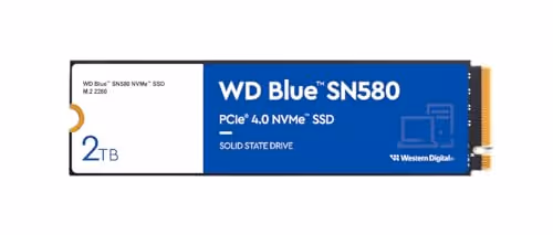 Western Digital Blue SN580 2TB SSD M.2 PCIe 4.0 NVMe
