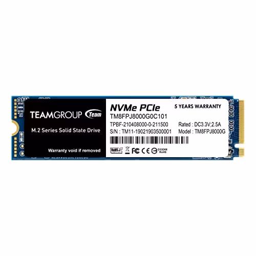 TEAMGROUP MP34Q 8TB M.2 SSD PCIe 3.0 NVMe