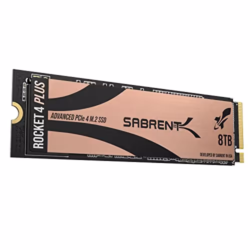 Sabrent Rocket 4 Plus 8TB SSD M.2-2280 PCIe 4.0 NVMe