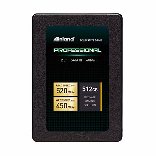 Inland Professional 512 GB SSD 2.5" SATA 6.0 Gb/s