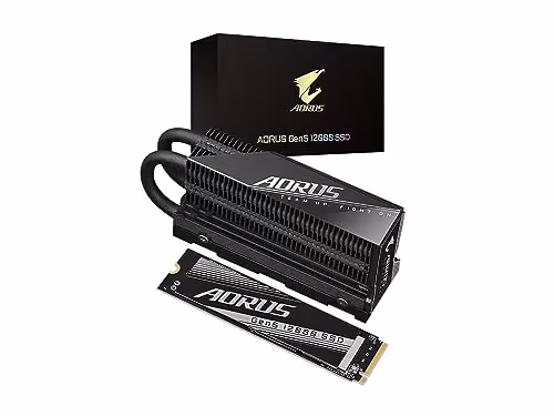 Gigabyte AORUS Gen5 12000 1TB SSD M.2-2280 PCIe 5.0 X4 NVME