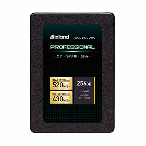 Inland Professional 256GB SSD 2.5" SATA 6.0 Gb/s