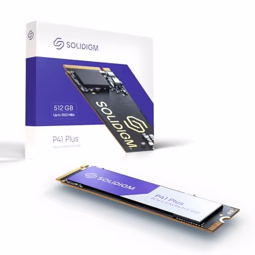 Solidigm P41 Plus 500GB SSD M.2-2280 PCIe 4.0 NVMe
