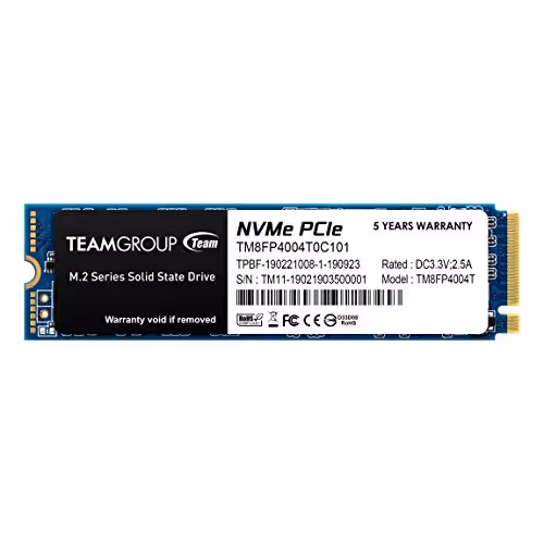 TEAMGROUP MP34 4TB SSD M.2-2280 PCIe 3.0 X4 NVMe