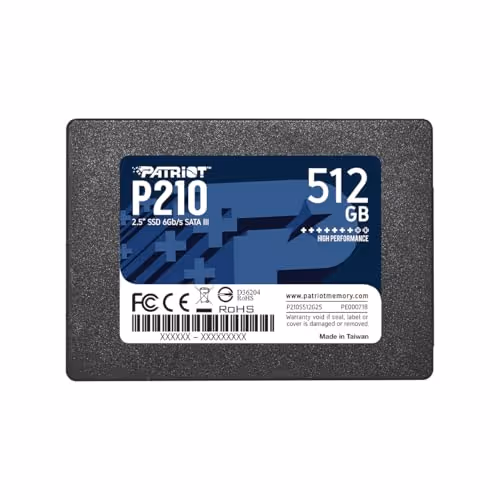 Patriot P210 512GB SSD 2.5" SATA 6.0 Gb/s