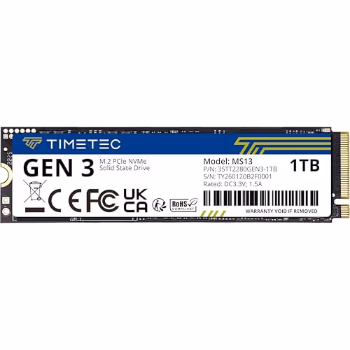 Timetec 35TTFP6PCIE 1TB SSD M.2 NVMe