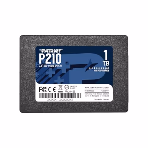 Patriot P210 1TB SSD 2.5" SATA 6.0 Gb/s