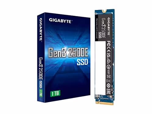 Gigabyte Gen3 2500E 1TB SSD M.2-2280 PCIe 3.0 X4 NVMe