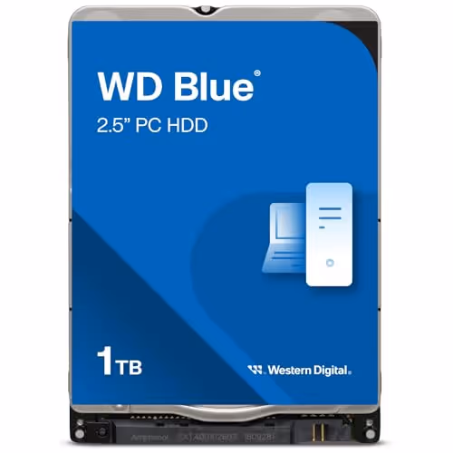 Western Digital Blue 1TB HDD 2.5" SATA