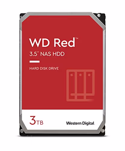 Western Digital Red 3TB HDD 3.5" 5400RPM SATA