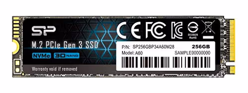 Silicon Power P34A60 256GB SSD M.2-2280 PCIe 3.0 X4 NVMe