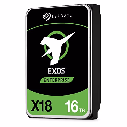 Seagate EXOS Enterprise 16TB 3.5" HDD 7200RPM SATA 6.0 Gb/s