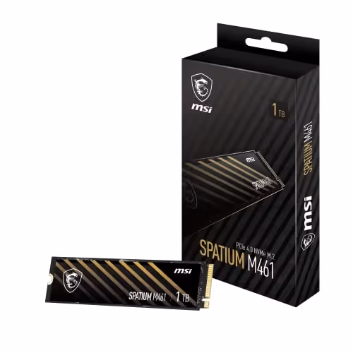 MSI SPATIUM M461 1TB SSD M.2-2280 PCIe 4.0 x4 NVMe