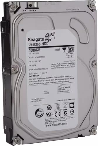 Seagate Desktop 4TB HDD 3.5" 5900RPM SATA