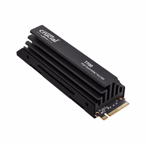 Crucial T700 W/Heatsink 4TB M.2 SSD PCIe 5.0 NVMe