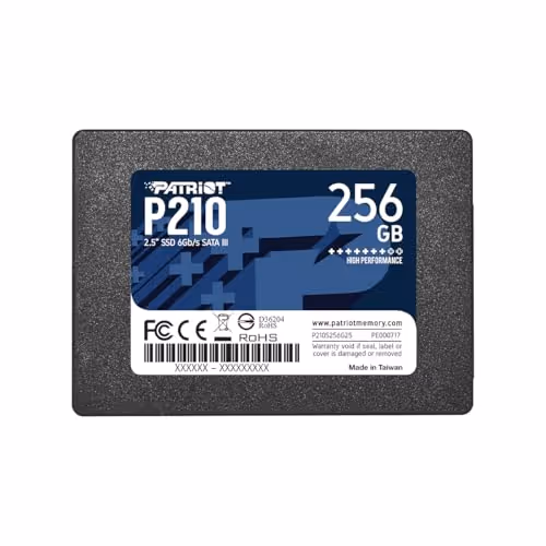 Patriot P210 256 GB 2.5" SSD SATA 6.0 Gb/s