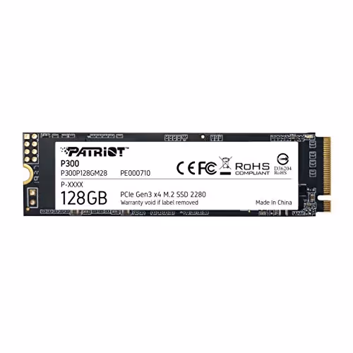 Patriot P300 128GB M.2 SSD PCIe 3.0 NVMe