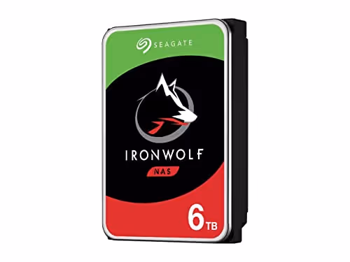 Seagate IronWolf NAS 6TB HDD 3.5" 5400RPM SATA