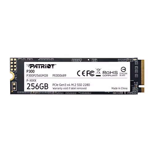 Patriot P300 256GB SSD M.2-2280 PCIe 3.0 X4 NVMe
