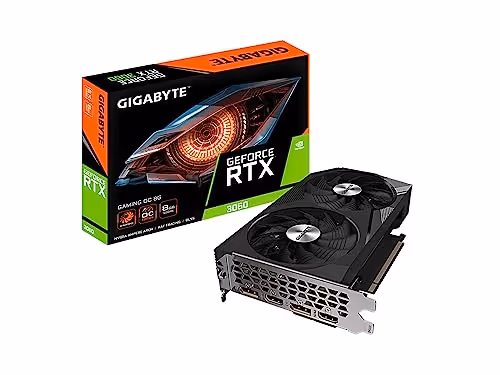 Gigabyte GAMING OC GeForce RTX 3060 8GB GDDR6 Black / Silver