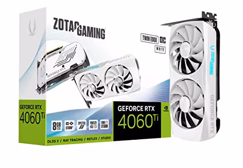 ZOTAC GAMING GeForce RTX 4060 Ti 8GB Twin Edge OC White Edition GDDR6