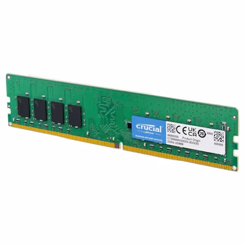 Crucial CT4G4DFS824A Black / Green DDR4-2400 CL17 4GB (1x4GB)