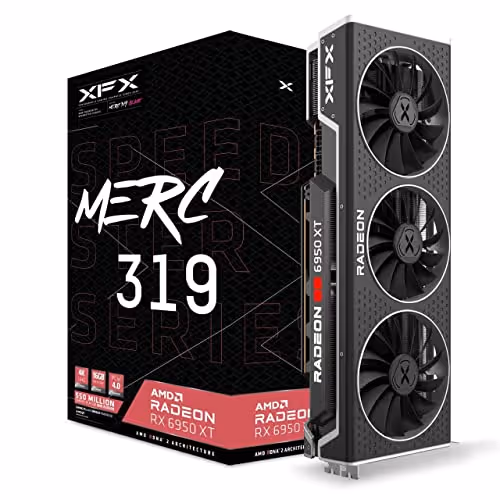 XFX Speedster MERC 319 AMD Radeon RX 6950 XT Black Gaming 16GB GDDR6