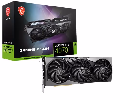 MSI GeForce RTX 4070 Ti GAMING X SLIM 12G GDDR6X
