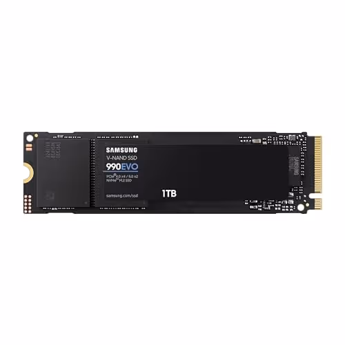Samsung 990 EVO 1TB SSD M.2-2280 PCIe 5.0 x2 NVMe