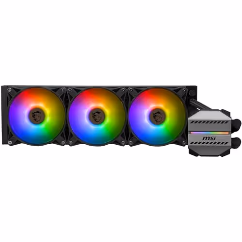 MSI MAG CORELIQUID Water 360mm 78.23 CFM Black