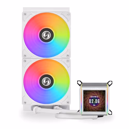 Lian Li Galahad II LCD Water 280mm 89.7 CFM White