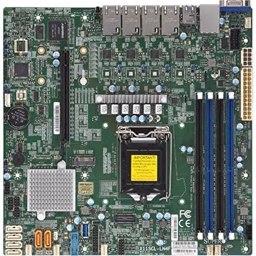Supermicro Intel C242 X11SCL-LN4F LGA1151 DDR4 Micro ATX