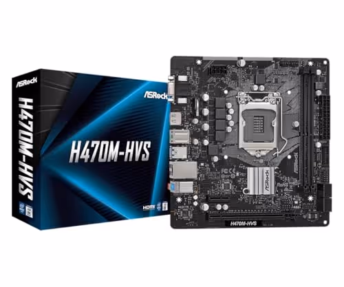 ASRock H470 M-HVS LGA1200 DDR4 Micro ATX