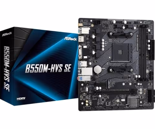 ASRock B550M HVS SE AM4 DDR4 Micro ATX