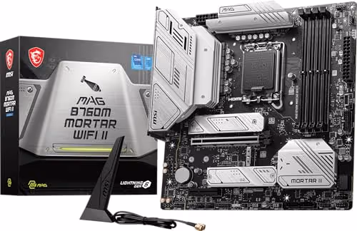 MSI B760 MAG B760M MORTAR WIFI II LGA1700 DDR5 Micro ATX
